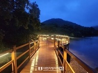 군산시, 월명공원 수변데크 새 단장