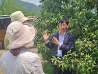 최훈식 장수군수, 우박 피해 현장 방문