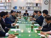 완주군의회 김재천 부의장, 지역 조달업체 현장 목소리 경청
