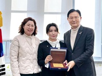 익산시의회 보건복지위원회 이중선 의원,  마동 주민자치위원회부터 ‘감사패’ 수상