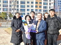 완주군의회 이경애의원,삼봉통합번영회·푸르지오,중흥S-CLASS아파트입주민들로부터감사패수상