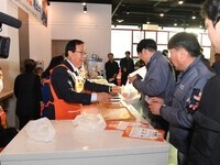 완주군, 산단 근로자 아침식사 지원 ‘인기’