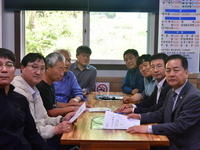 완주군의회, 서남용·김규성 의원, 농어촌기본소득에 대해 주민과 소통시간 가져