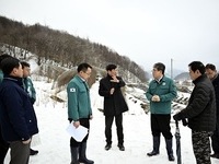 장수군, 산림청장과 함께 대설 피해지역 현장점검