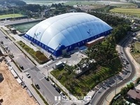 보령시, 보령스포츠파크 에어돔 구장 준공