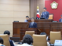 임실군의회 김정흠 의원, ‘ 5분 자유발언 ’  '집행부는 한국전력의 송전선로 건설 계획에 명확한 의사표시를 하고 단호하게 대응하라'