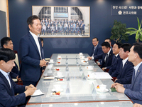 전북특별자치도시군의회의장협의회, 더불어민주당 정청래 국회의원과 간담회